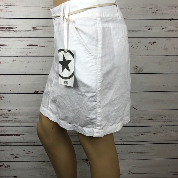 Converse Woman’s Linen Mini Skirt with Pockets - Picture 3 of 8